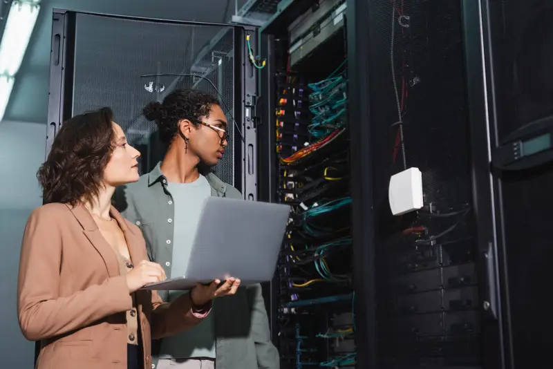 LCS technicians working together